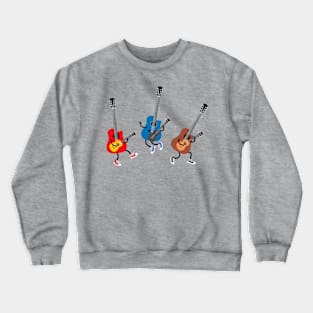 Dancing guitars Crewneck Sweatshirt